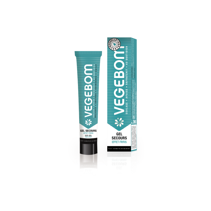 Gel Hilfe kühlende Wirkung Vegebom - Tube mit 45 ml
