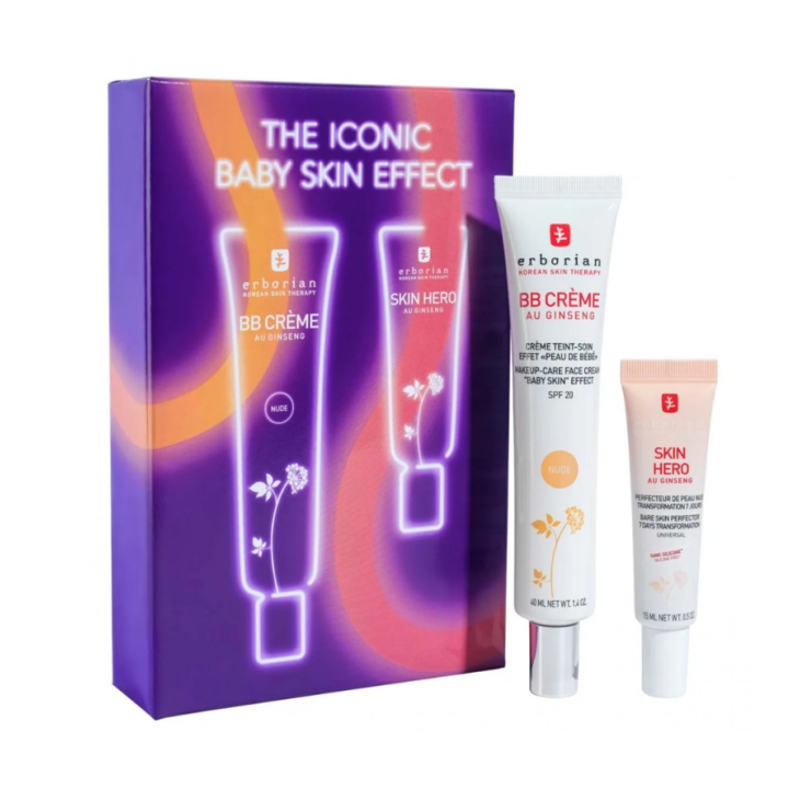 Der ikonische Babyhaut-Effekt Erborian - Set mit 2 Produkten
