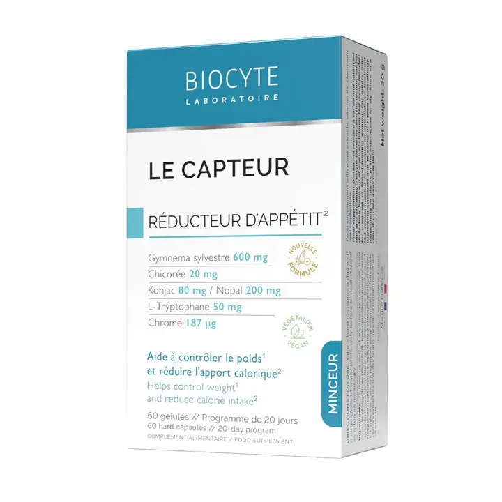 Der Appetitzügler-Sensor Biocyte - Packung mit 60 Kapseln