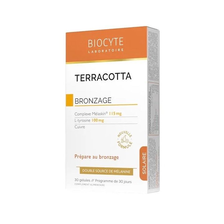 Terracotta Bräunung Biocyte - Packung mit 30 Kapseln