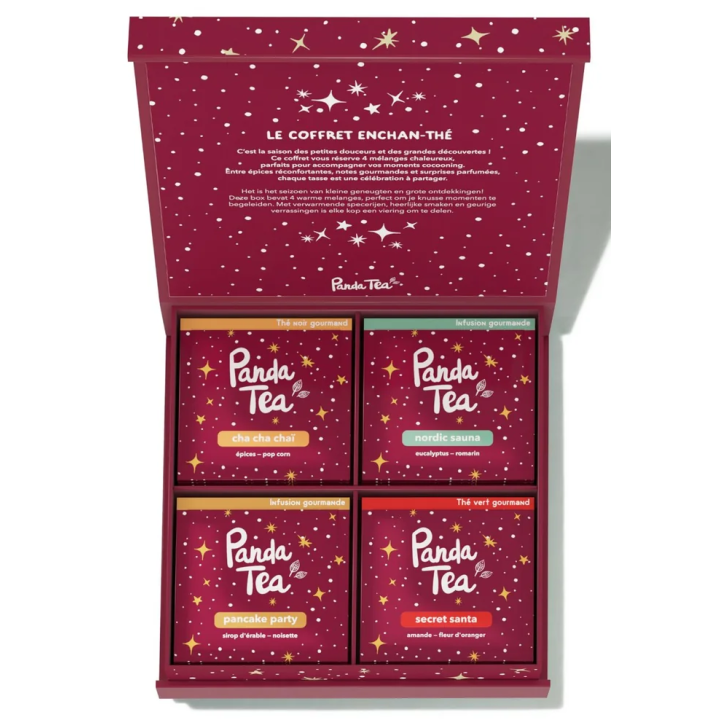 Coffret enchan-thé Panda Tea - Geschenkset mit 20 Teebeuteln