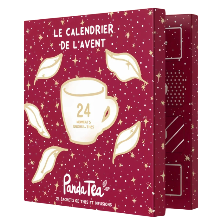 Adventskalender 2025 Panda Tea - Kalender mit 24 Beuteln