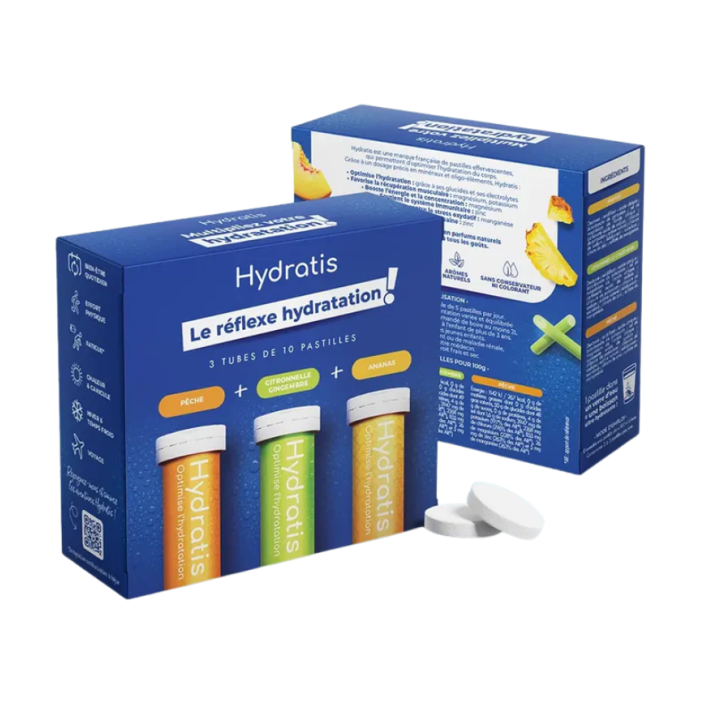 Hydratisierungslösung - 3 Röhrchen mit 10 Tabletten
