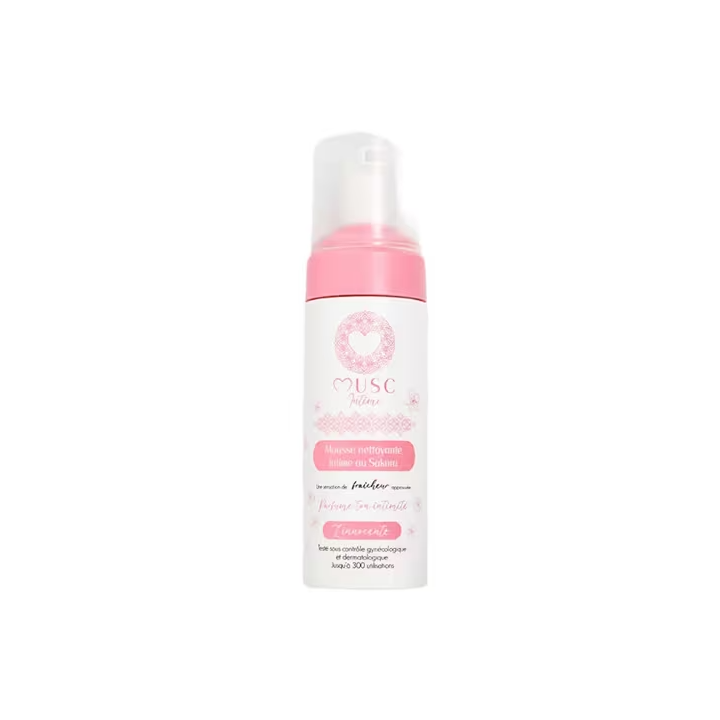 Intimwaschmousse mit Sakura Moschus - Pumpflasche 150ml