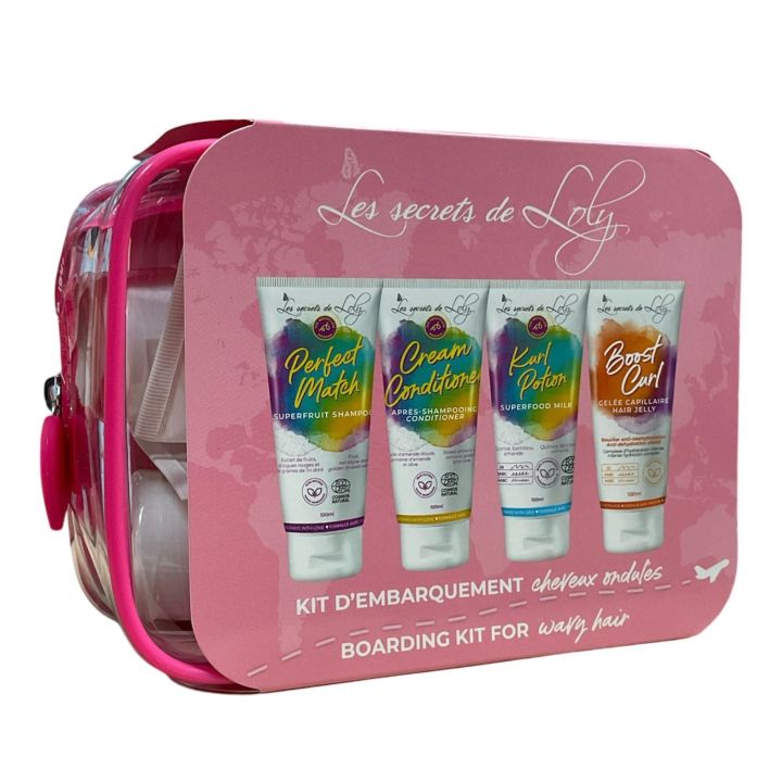 Reise-Set für lockiges Haar Les secrets de Loly - Set mit 4 Produkten
