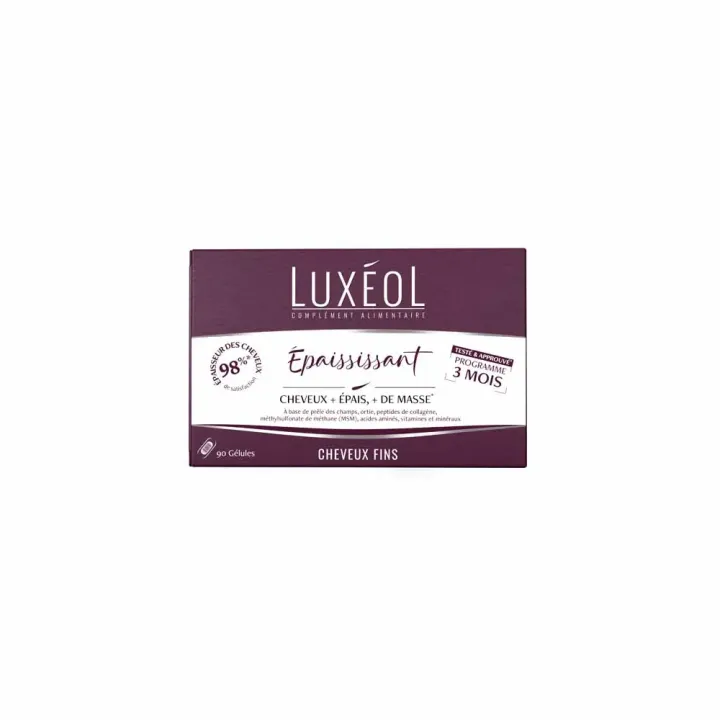 Nahrungsergänzungsmittel Verdickungsmittel Luxéol - Dose mit 90 Kapseln
