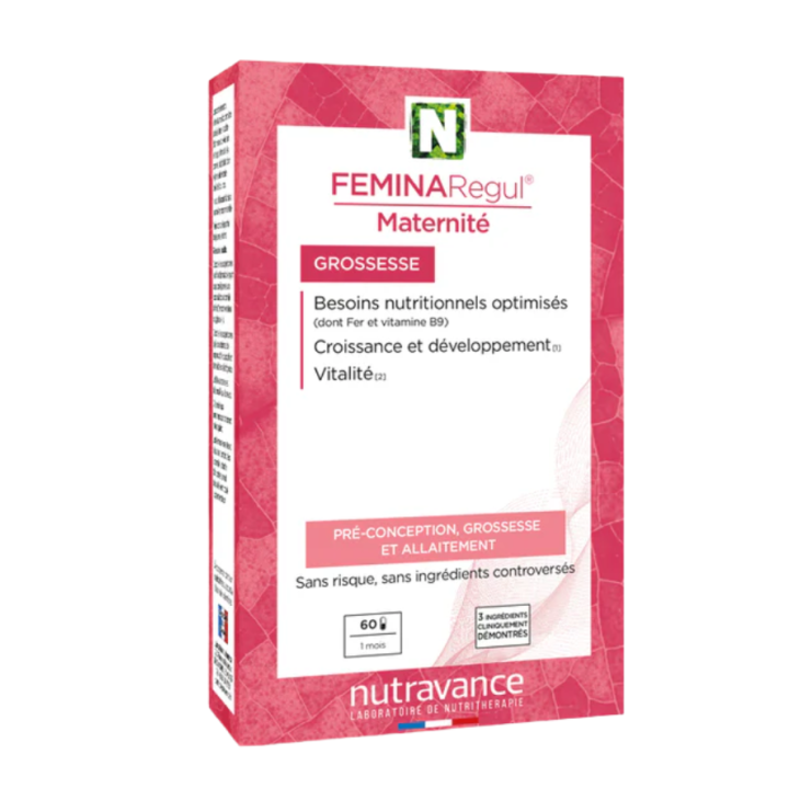Feminaregul Mutterschaft Nutravance - Packung mit 60 Kapseln