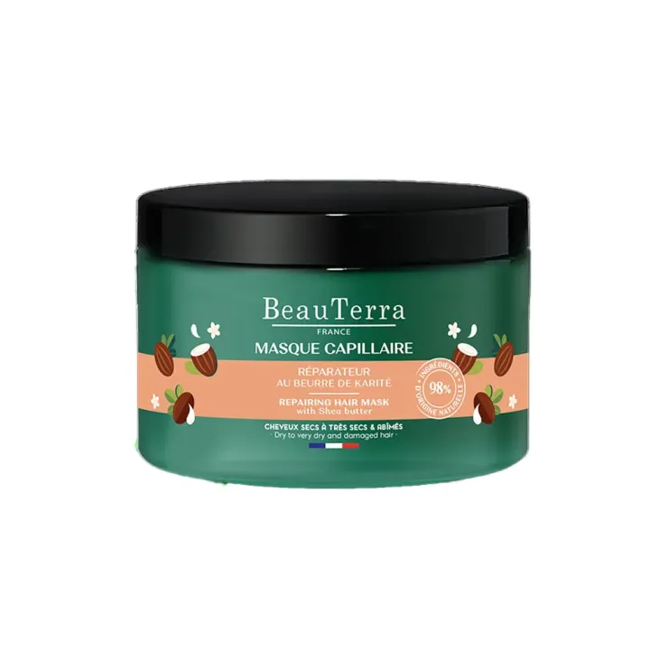Haarmaske mit Sheabutter Beauterra - 250ml Dose