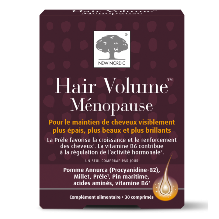 Haarvolumen Menopause New Nordic - Packung mit 30 Tabletten