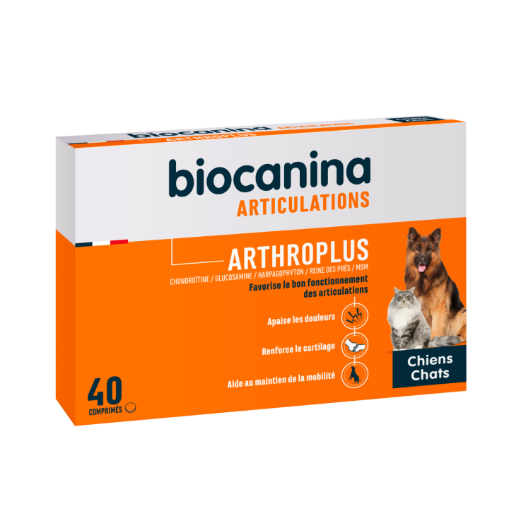 Arthroplus Biocanina - Packung mit 40 Tabletten