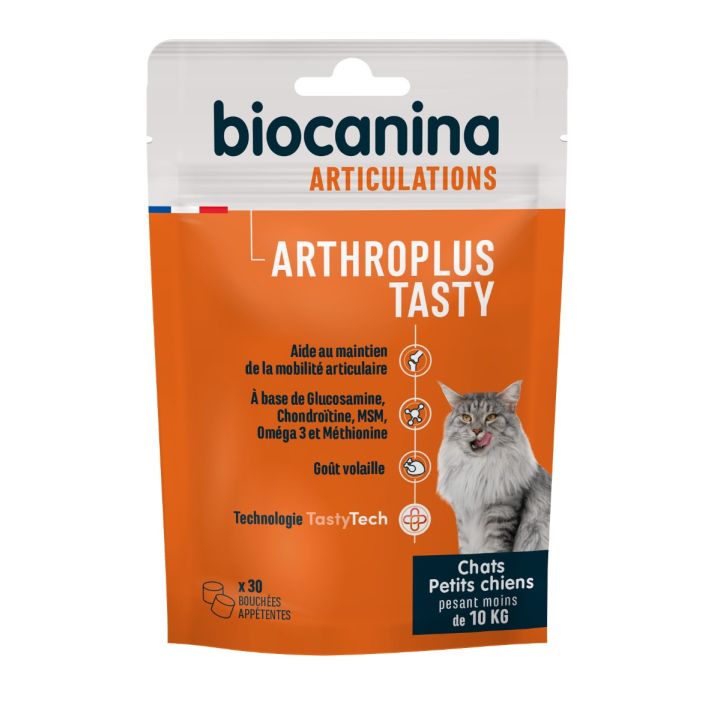 Arthroplus Tasty für Katzen und sehr kleine Hunde Biocanina - Beutel mit 30 schmackhaften Häppchen