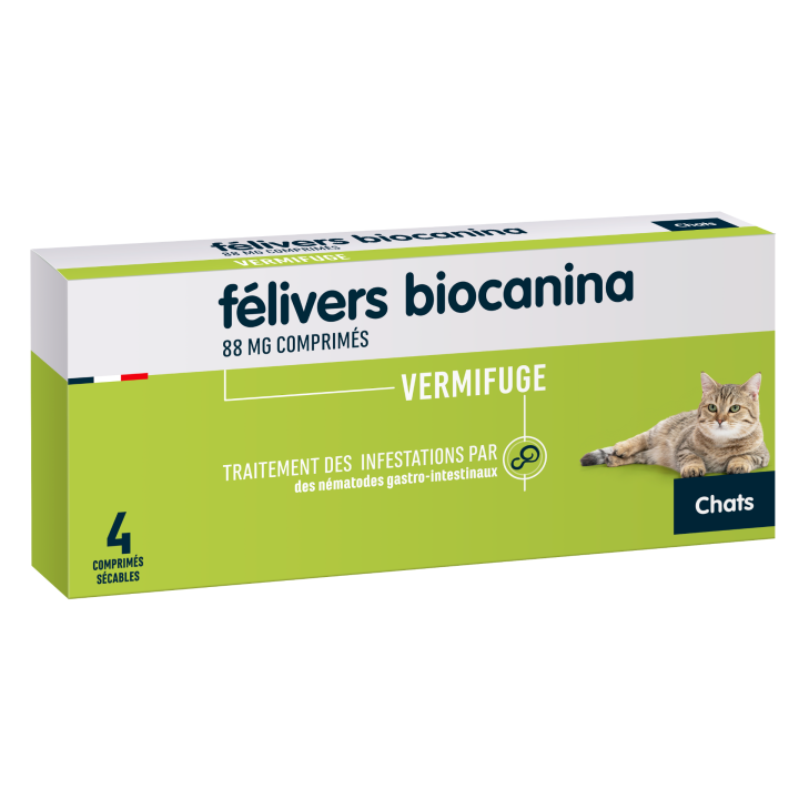 Félivers Biocanina - Packung mit 4 Tabletten