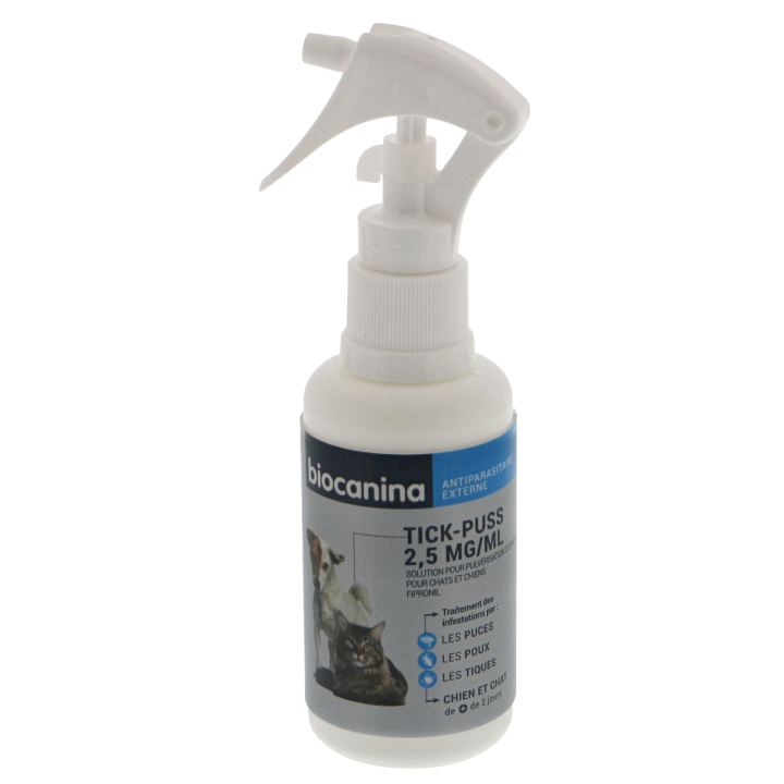 Tick-Puss 2,5 mg/ml Biocanina - Spray von 100ml