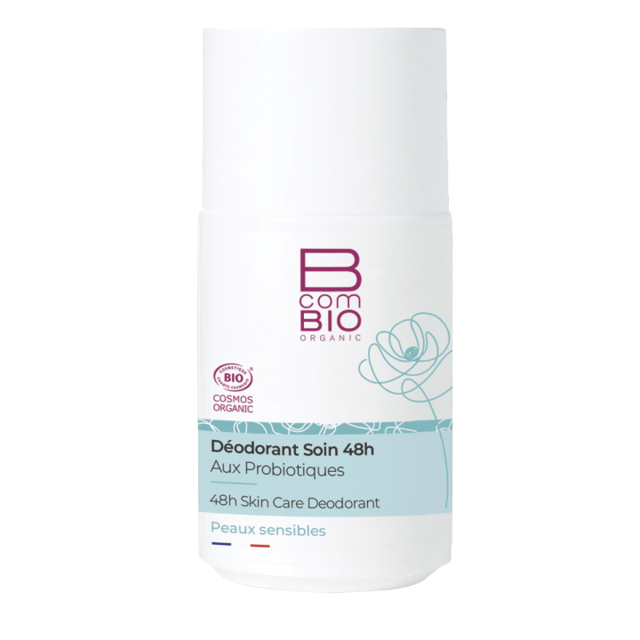 Deodorant Pflege 48H bio BcomBIO - Roll-on mit 50 ml