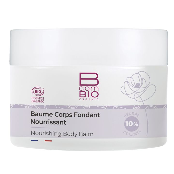 Körperbalsam schmelzend nährend BcomBIO - 200 ml Tiegel + ein Armband geschenkt