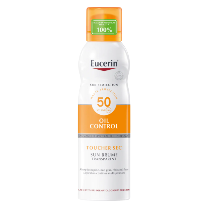 Sonnenöl-Kontrolle transparente Brume SPF50 Eucerin - Aerosol mit 200 ml