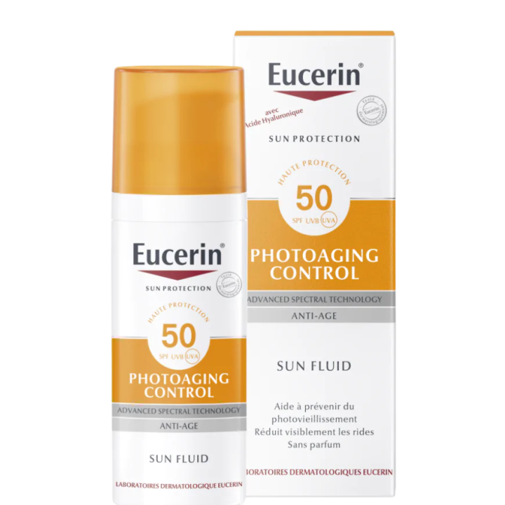 Sonnenschutz Photoaging Control Fluid SPF 50 Eucerin - Pumpflasche mit 50 ml