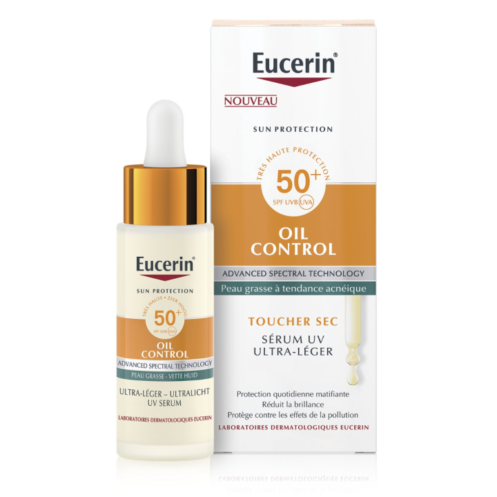 Oil Control Sonnenserum ultra-leicht SPF50+ Eucerin - Flasche mit 30ml