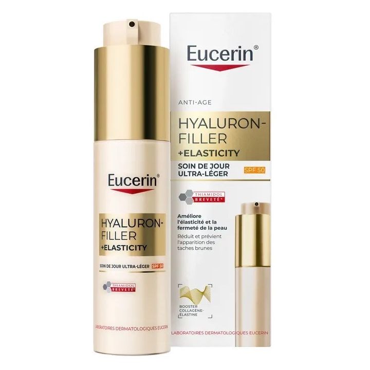 Hyaluron Filler + Elasticity Ultra-leichtes Tagespflege mit SPF50 Eucerin - Pumpflasche mit 50ml