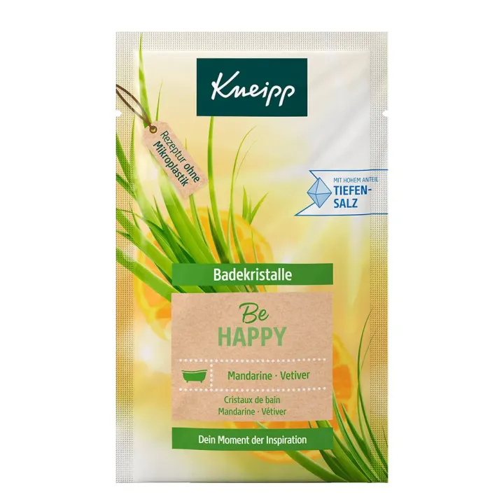 Badezusatz Be Happy Mandarine Vetiver Kneipp - 60g Beutel