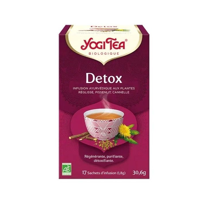 Detox BIO Yogi Tea - Box mit 17 Beuteln