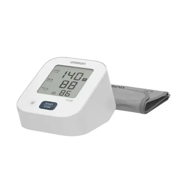 Elektronisches Blutdruckmessgerät M2 Essential Omron - Box mit einem Blutdruckmessgerät + Manschette