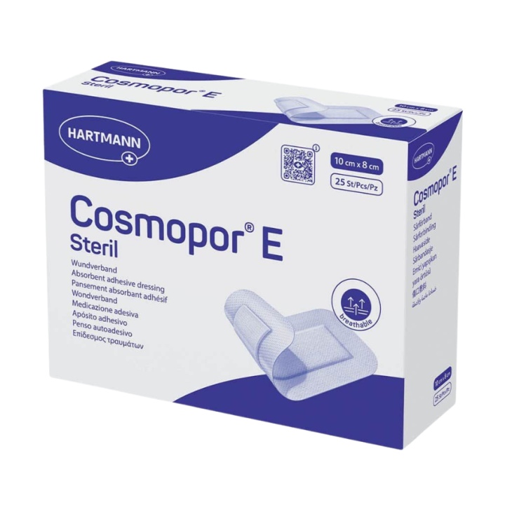 Cosmopor E Sterile Haftverbände Hartmann - Schachtel mit 25 Verbänden 10x8cm