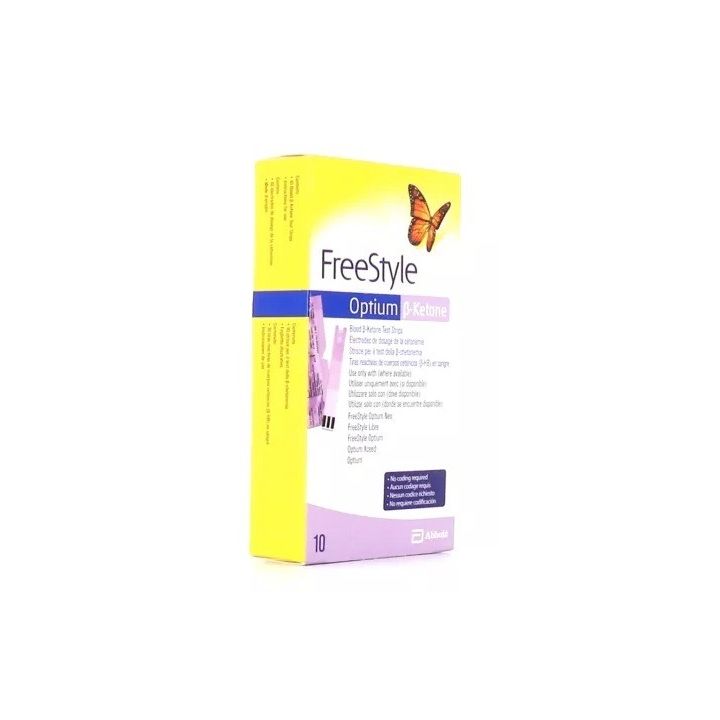 Freestyle Optium B-Ketone Abbott - Packung mit 10 Elektroden