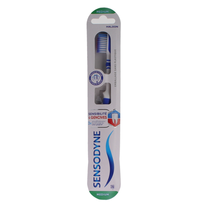 Zahnbürste Empfindlichkeit Zahnfleisch Medium Sensodyne - eine Zahnbürste
