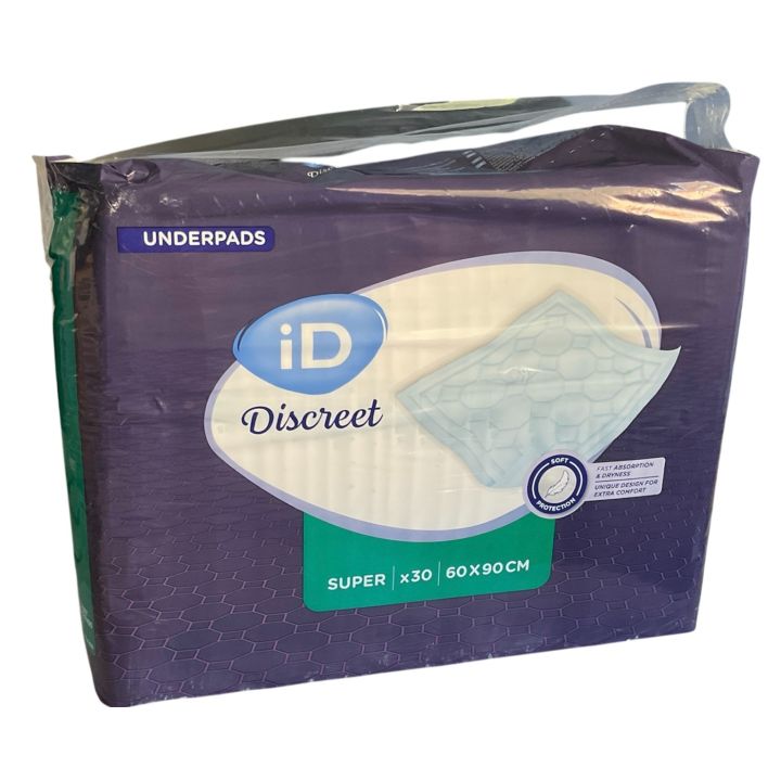 ID Diskret Super Einlagen 60x90cm Lohmann & Rauscher - Packung mit 30 Einlagen