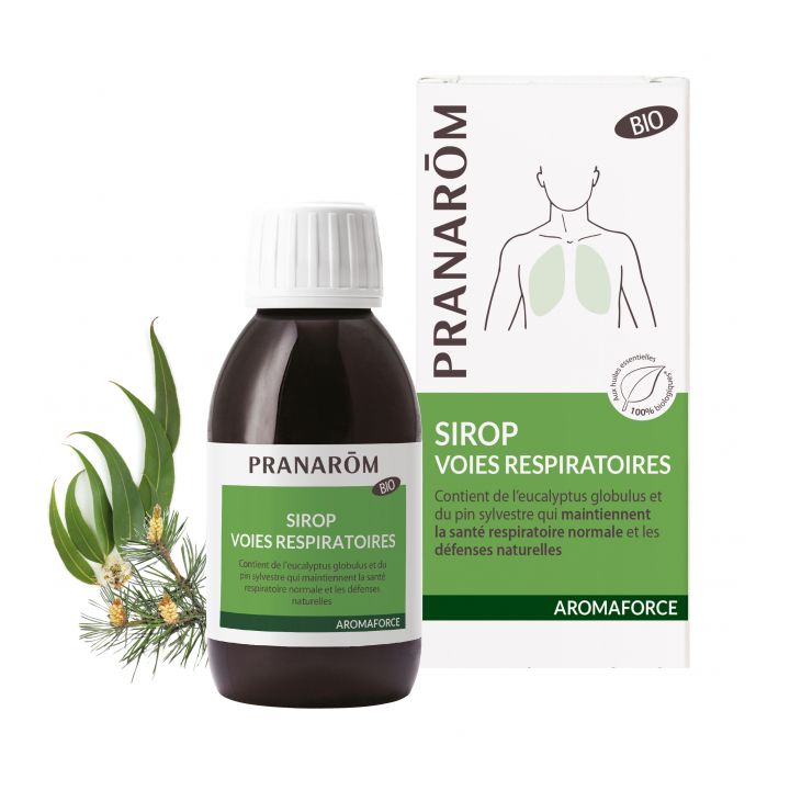 Aromaforce Bio Hustensaft Pranarôm - Flasche mit 150 ml