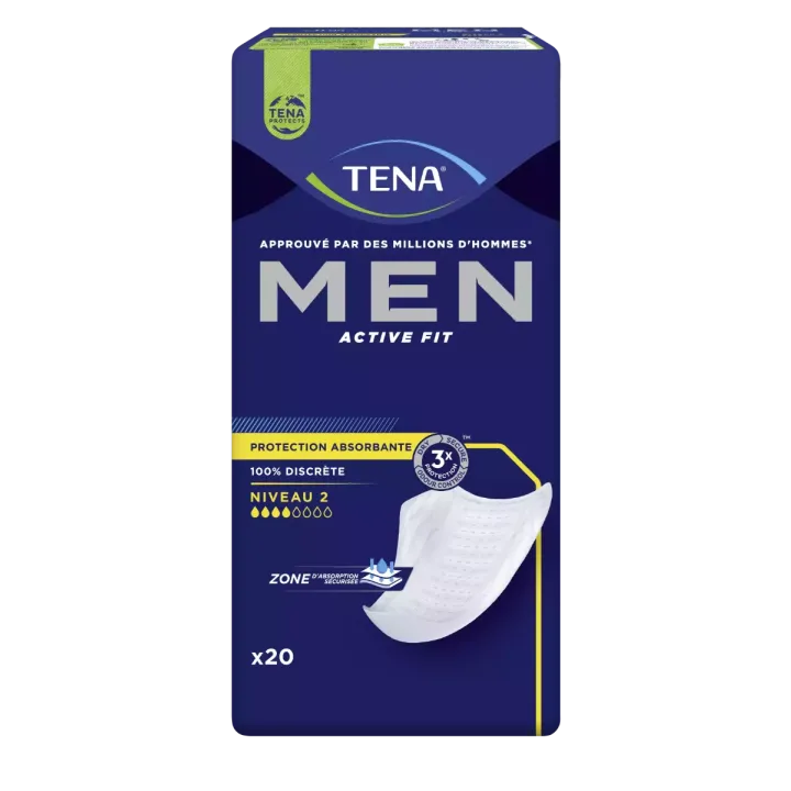 Absorbierende Schutzunterlagen für Männer Stufe 2 Tena - 20 Servietten