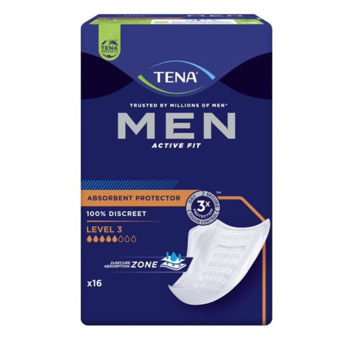 Absorbierende Schutzprodukte Herren Größe 3 Größe 46-56 Tena - 16 Schutzvorrichtungen