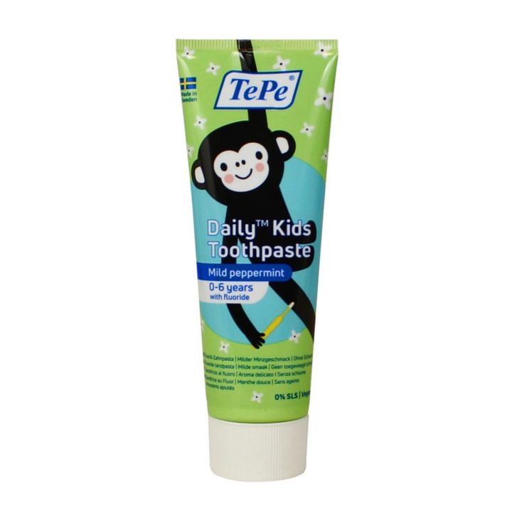 Zahnpasta Daily Kids TePe - Tube mit 75ml