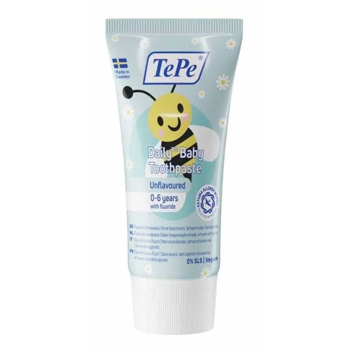 Zahnpasta Daily Baby 0-6 Jahre TePe - Tube mit 50ml