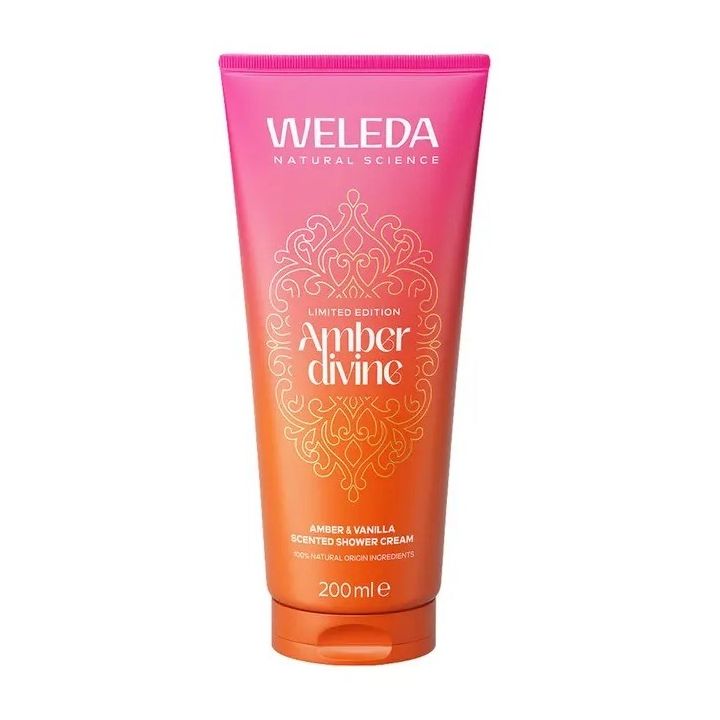 Duschcreme Amber divine Weleda - Tube mit 200ml