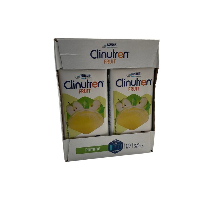 Clinutren Fruchtgeschmack Apfel - 4 Packungen à 200 ml
