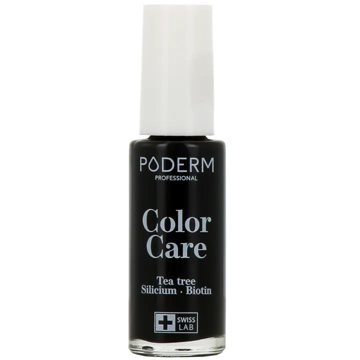 Color Care Nagellack Schwarz 502 Poderm - Flasche mit 8ml