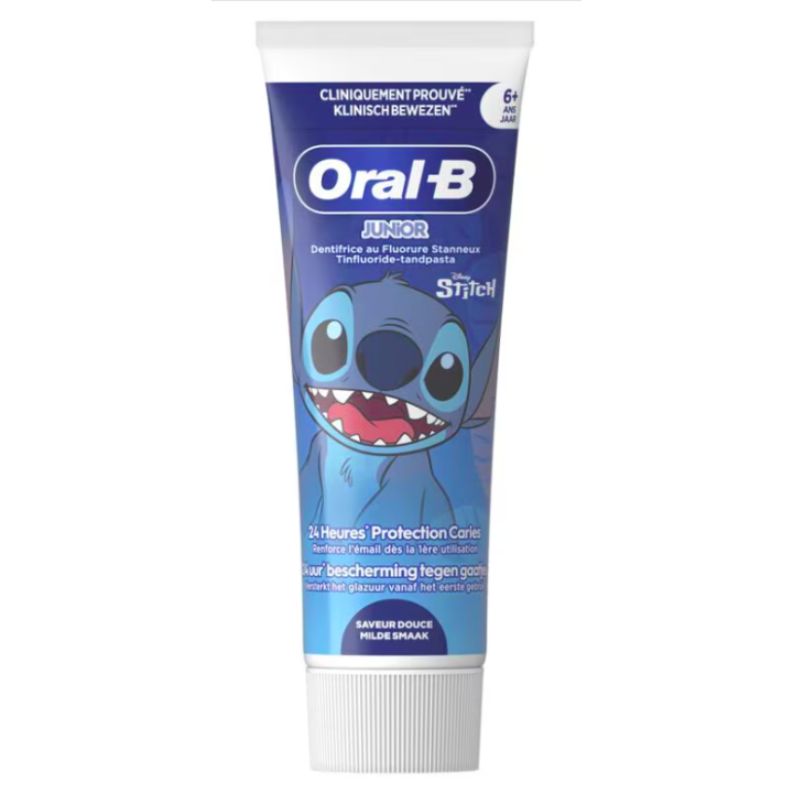 Junior-Zahnpasta Karies-Schutz Stitch ab 6 Jahren Oral-B - 75ml Tube