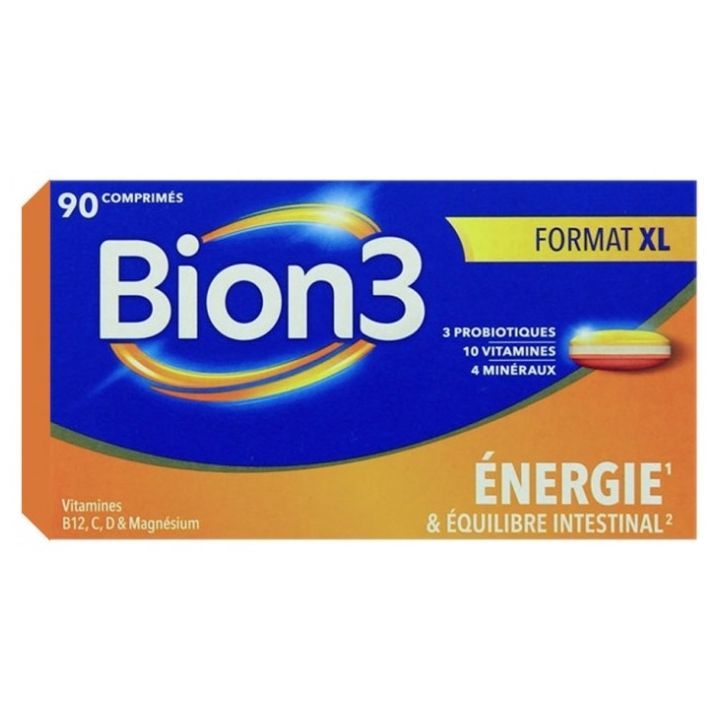 Bion3 Energie und intestinale Balance - Packung mit 90 Tabletten