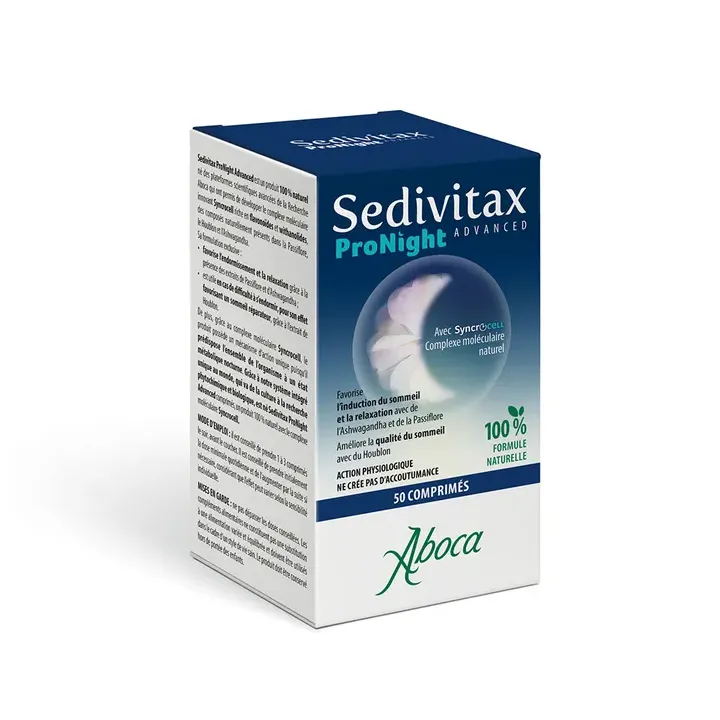 Sedivitax pronight advanced Aboca - Flasche mit 50 Tabletten