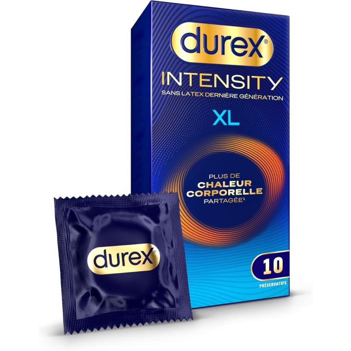 Durex Intensity XL Kondome - Pack mit 10 Kondomen