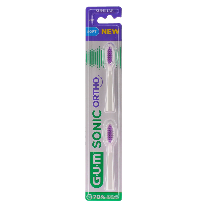 Ersatzbürsten Sonic Ortho Gum - 2 Bürsten