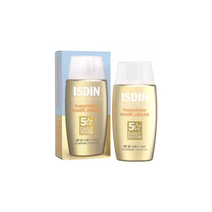 Fusion Water Urban Fotoprotector SPF30 Isdin - Flasche mit 50 ml