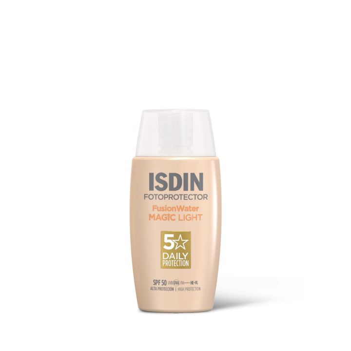 Fotoprotektor Fusion Water Magic Light Isdin - Flasche mit 50 ml