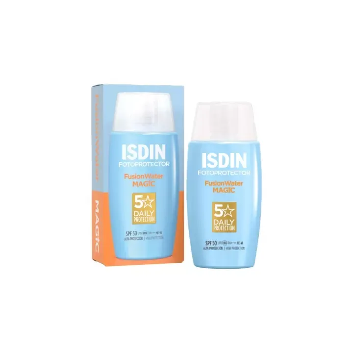 Fusion Water Magic SPF 50 Fotoprotektor Isdin - Flasche mit 50ml