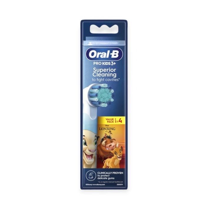 Überlegene Reinigung Lion King Oral-B Bürsten - Packung mit 4 Bürsten