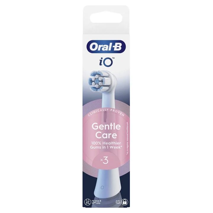 Ersatzbürsten Gentle Care iO Oral-B - 3er-Pack Bürsten