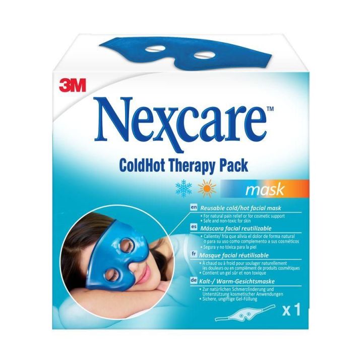 ColdHot Therapiepack Gesichtsmaske Nexcare - eine Maske
