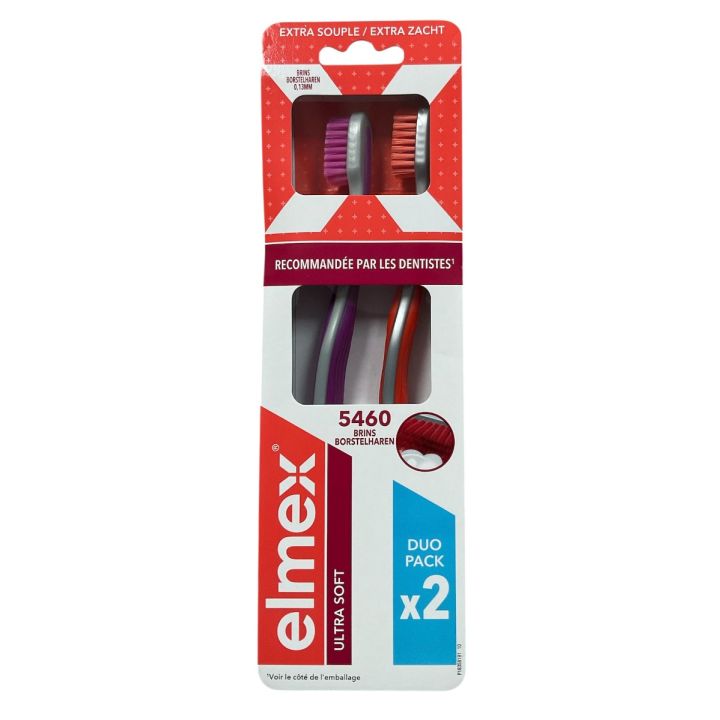 Ultra soft extra flexibel Elmex Zahnbürste - 2 Zahnbürsten
